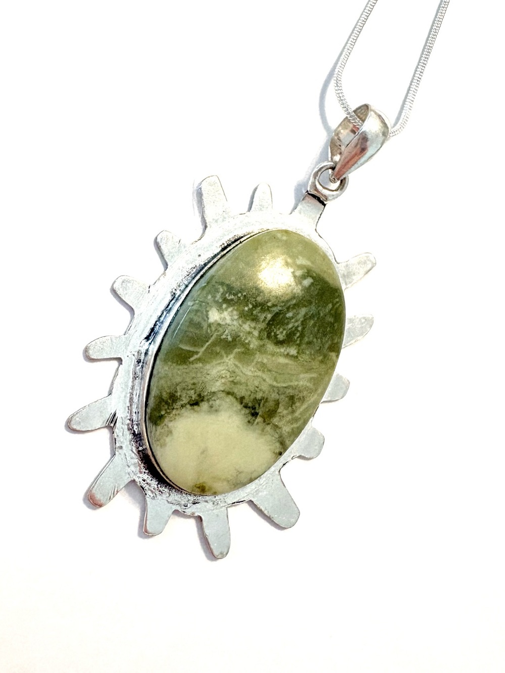 Beautiful, 2 1/2 inch, 925  marked, Larsonite